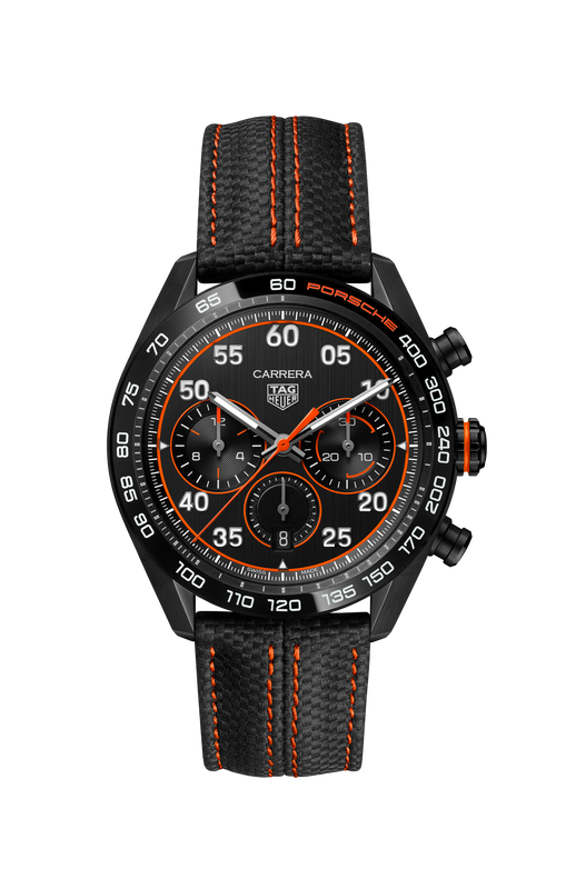 Carrera X Porsche Orange 44mm Black | Black Dial
