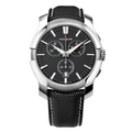 Black & Silver Chronograph 44mm | Black Dial