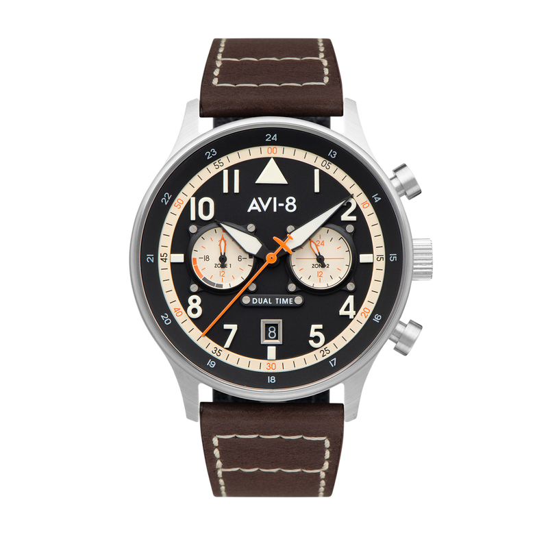 Hawker Hurricane Carey Dual Time Manston | Black Dial