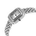 Bellagio GV2 Women's Diamond Swiss Quartz Watch, Silver/White dial 8 Diamonds, Bracelet White Dial