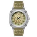 Altimeter Skeleton Automatic Green / Leather | Green Dial