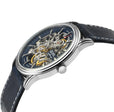 Five Points - Skeleton Slim ETA 2892 movement, Blue Skeletal Dial, Blue Italian Leather Strap | Blue Dial