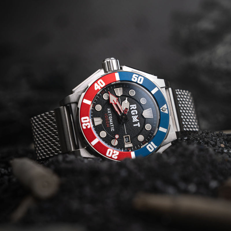 TORPEDO AUTOMATIC DIVER BLACK / STAINLESS STEEL Black Dial