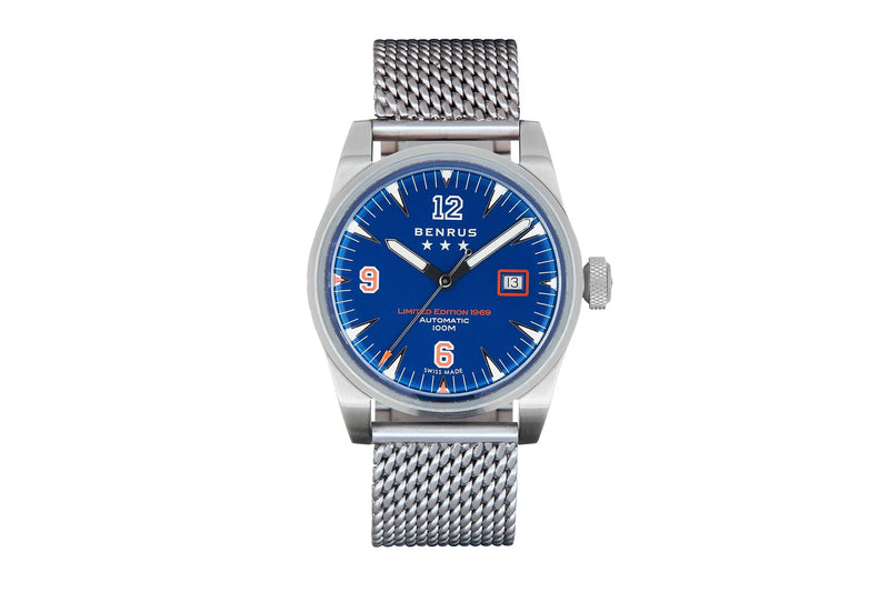 Classic 1969 Limited Edition Blue / Metal Bracelet | Blue Dial