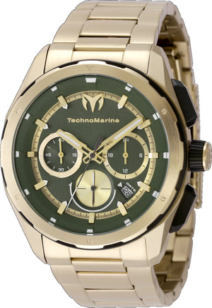 Ocean Nomad 43mm / Olive Green / Gold Olive Green Dial