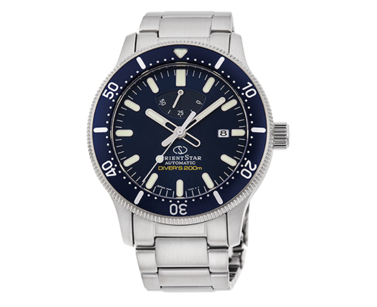 STAR Mechanical Sports Watch, Metal Strap - 43.6mm | Blue Dial