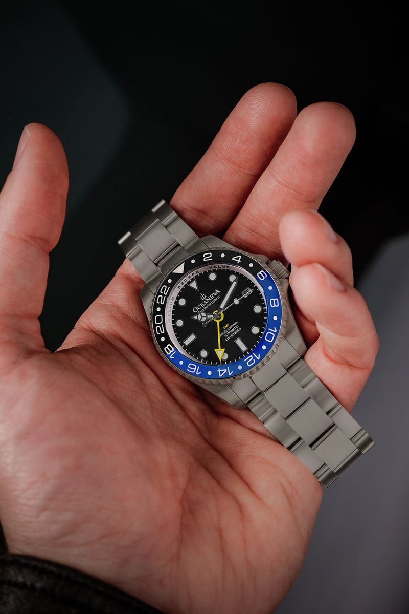 Seiko NH34 Titanium Automatic GMT 1250M Deep Marine Explorer II