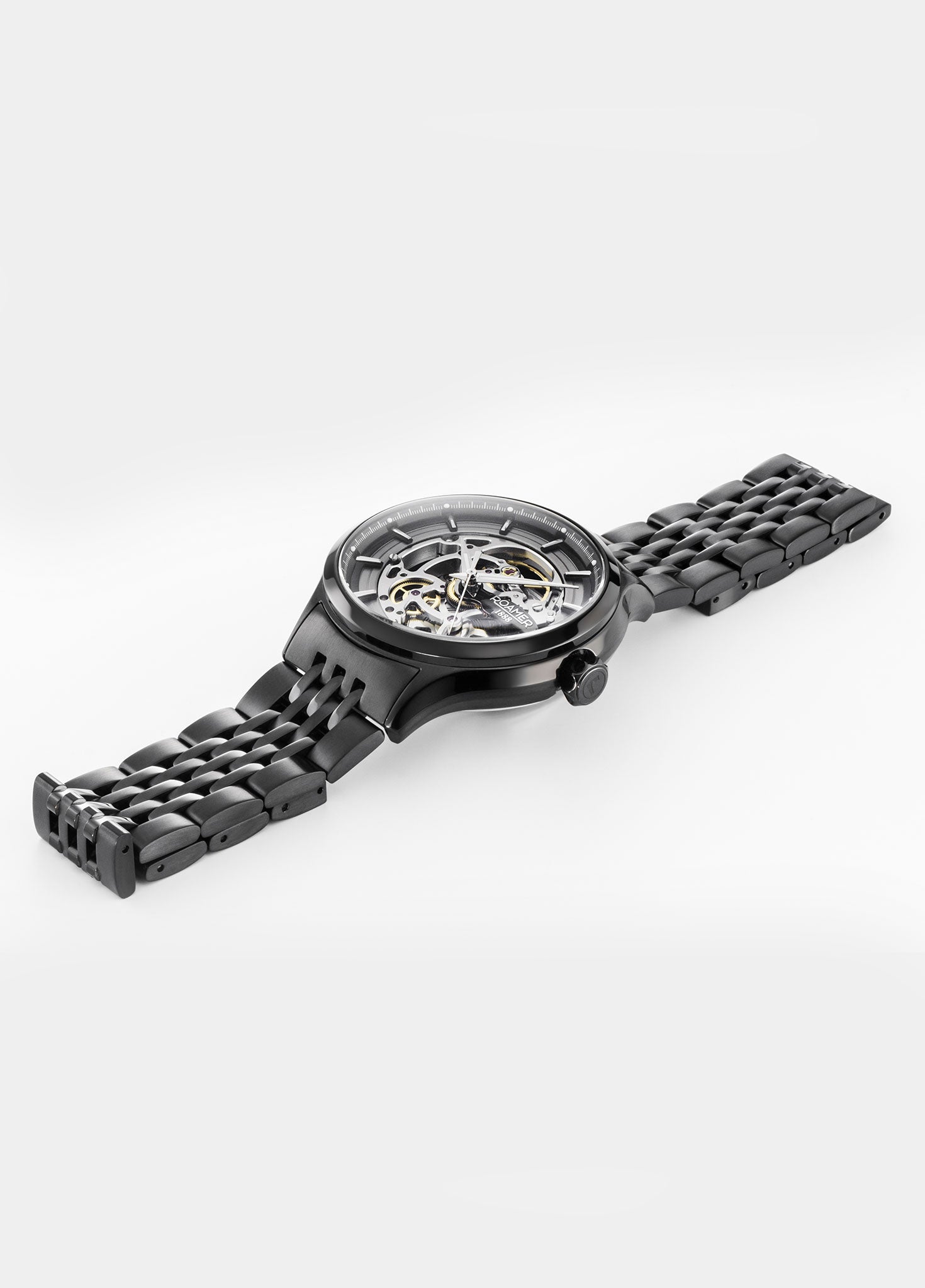 Competence Skeleton IV A01-WA Black Skeleton Dial