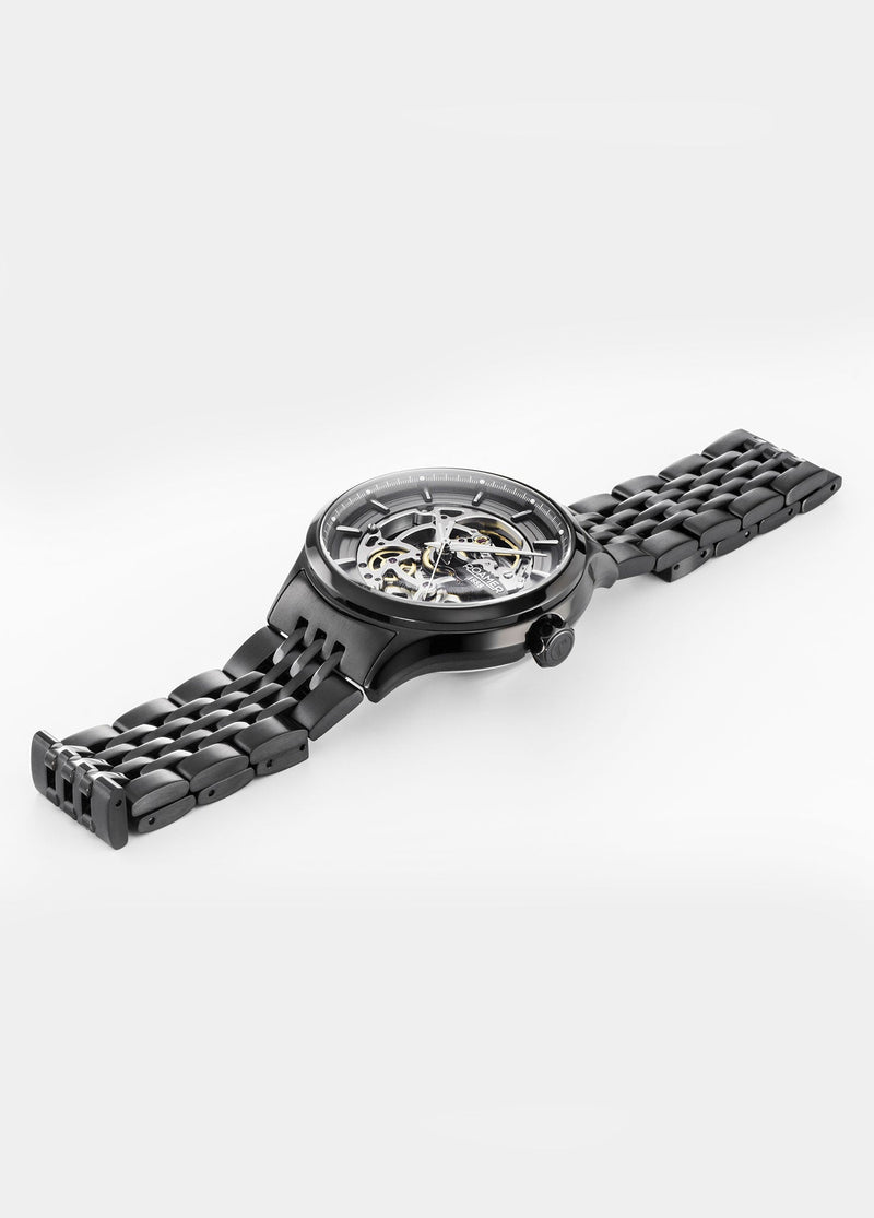 Competence Skeleton IV A01-WA Black Skeleton Dial