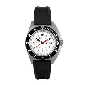 41mm SSNAVArctic Edition, Type II - Pilot's Automatic 41mm SSNAV Arctic-3pc Rubber | White Dial