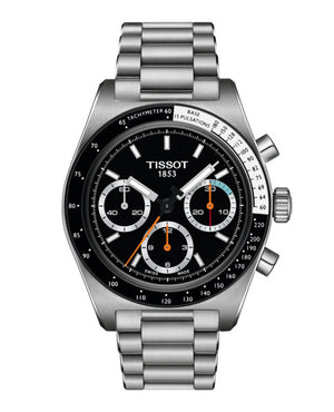 PR516 Mechanical Chronograph Silver-tone | Black Dial