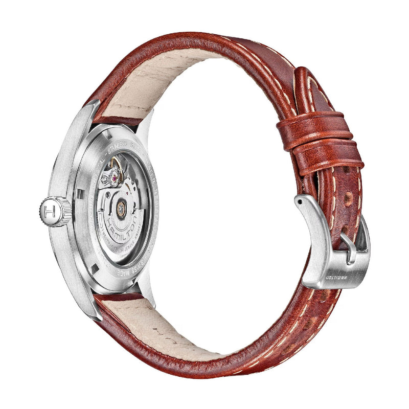 Khaki Field Black / Leather | Black Dial