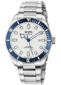 Yorkville-Diver Gevril Swiss Made Sellita SW200 “Luminous Dial” Diver Watch | White Dial