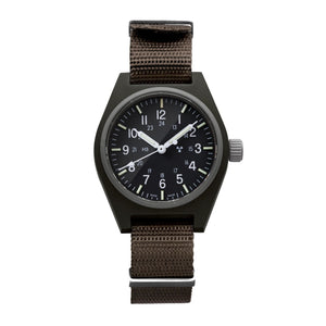 General Purpose Quartz Black US Gov/Def Std Matte Black Dial