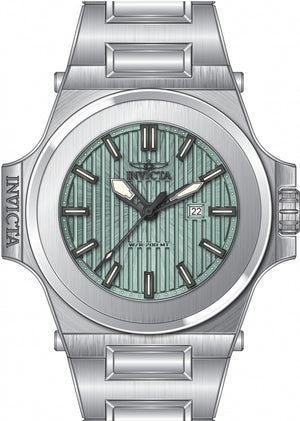 Akula Men Light Blue Dial / Stainless Steel Bracelet Light Blue Dial