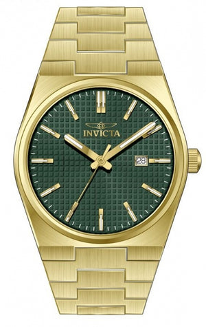 Speedway Chronograph Green Dial / Gold-Tone Stainless Steel Bracelet Green Dial