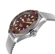 Hudson Yards Swiss Automatic SW200 - Date display Diver watch, Brown Ceramic bezel, Brown enamel dial with Old Radium Luminous | Brown Dial