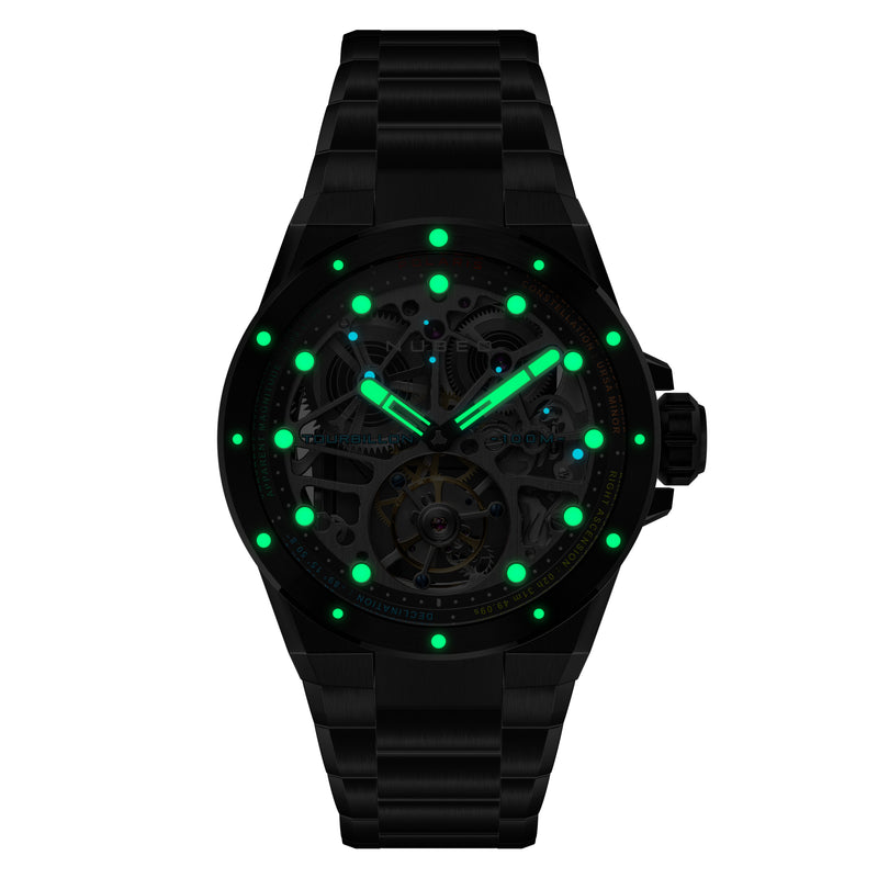 Polaris Black / Black | Black Dial