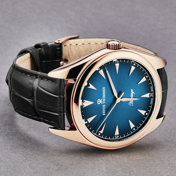 Heritage 21010.2565 / Blue | Blue Dial