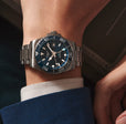 HYDROCONQUEST GMT Blue / Stainless Steel | Blue Dial