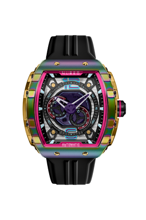 Magellan 24H Automatic Rainbow / Rubber | White Dial