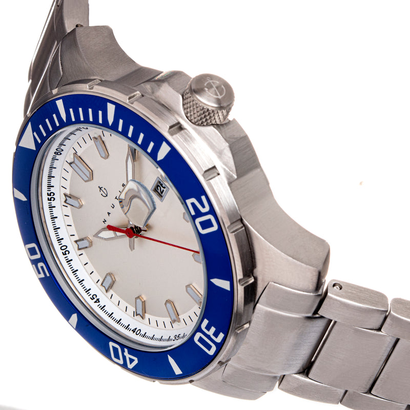 Admiralty Pro 200 w/Date Blue/White | White Dial