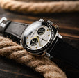 Hull Chronograph White / Leather | White Dial