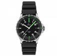 Amazonas 39 Black Rubber | Matte Black Dial