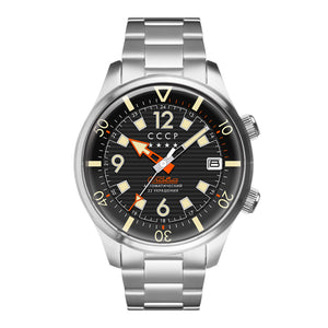 Spetsnaz Automatic Silver / Black Dial | Black Dial