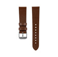 STRAP, 20mm, ITALIAN LEATHER, CROSS HATCH, STEEL BUCKLE, COGNAC, STANDARD ITALIAN LEATHER, CROSS HATCH