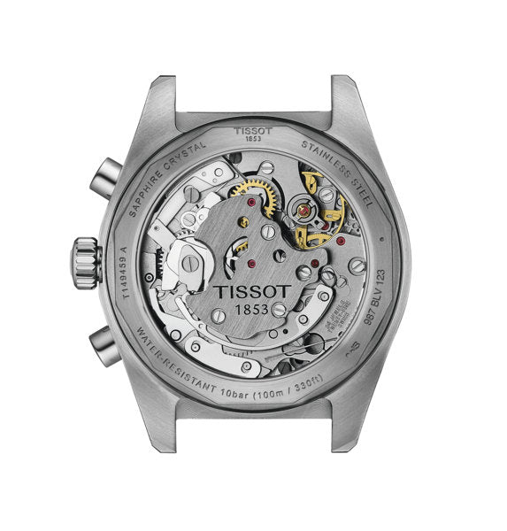 PR516 Mechanical Chronograph Silver-tone | Black Dial