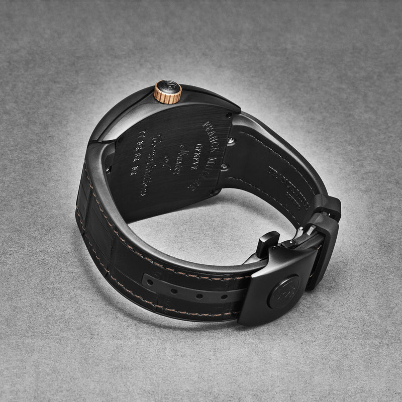 Vanguard 45SCBLKBLKGLD-1 / Black | Black Dial