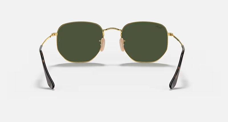 HEXAGONAL FLAT LENSES MEN'S Gold / Green