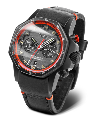 Atomic Age Sakharov Black Dial / Black Leather Black Dial