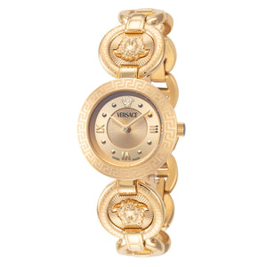 Greca Jewel 28mm / Gold / Gold | Gold Dial