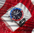 Roadmaster Marine GMT (Black / Titanium) | Black Dial