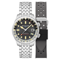 Bradner GMT Automatic Grey / Stainless Steel | Gray Dial