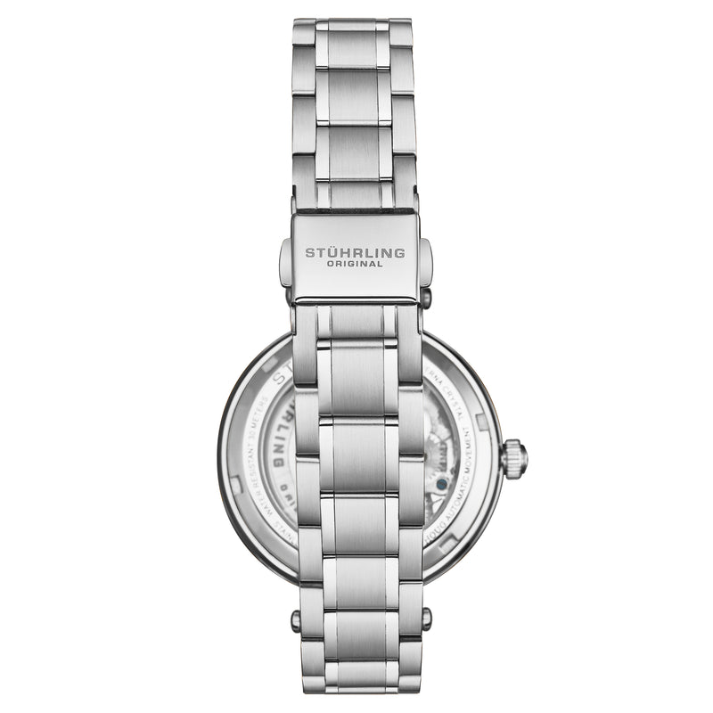 Radiant Elegance Automatic Skeleton Silver/Stainless | Silver Dial