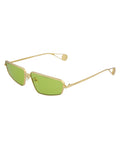 Novelty Gold Frame, Green Lens |  Dial