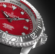 Damascus Swiss Automatic SW200 Deep Marine Explorer II Damascus/Red Dial | Red Dial