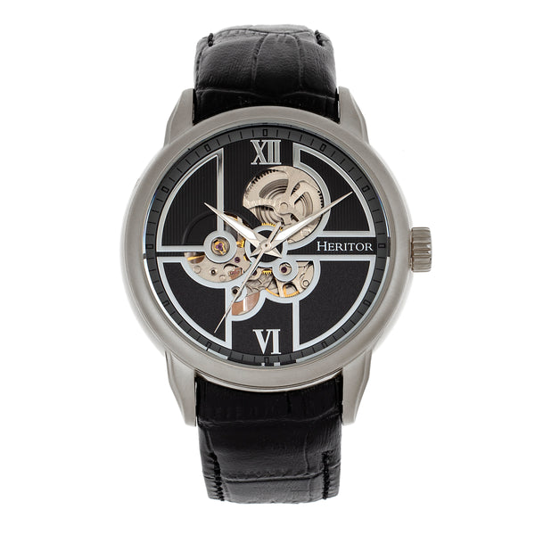 Sanford Semi-Skeleton Leather-Band