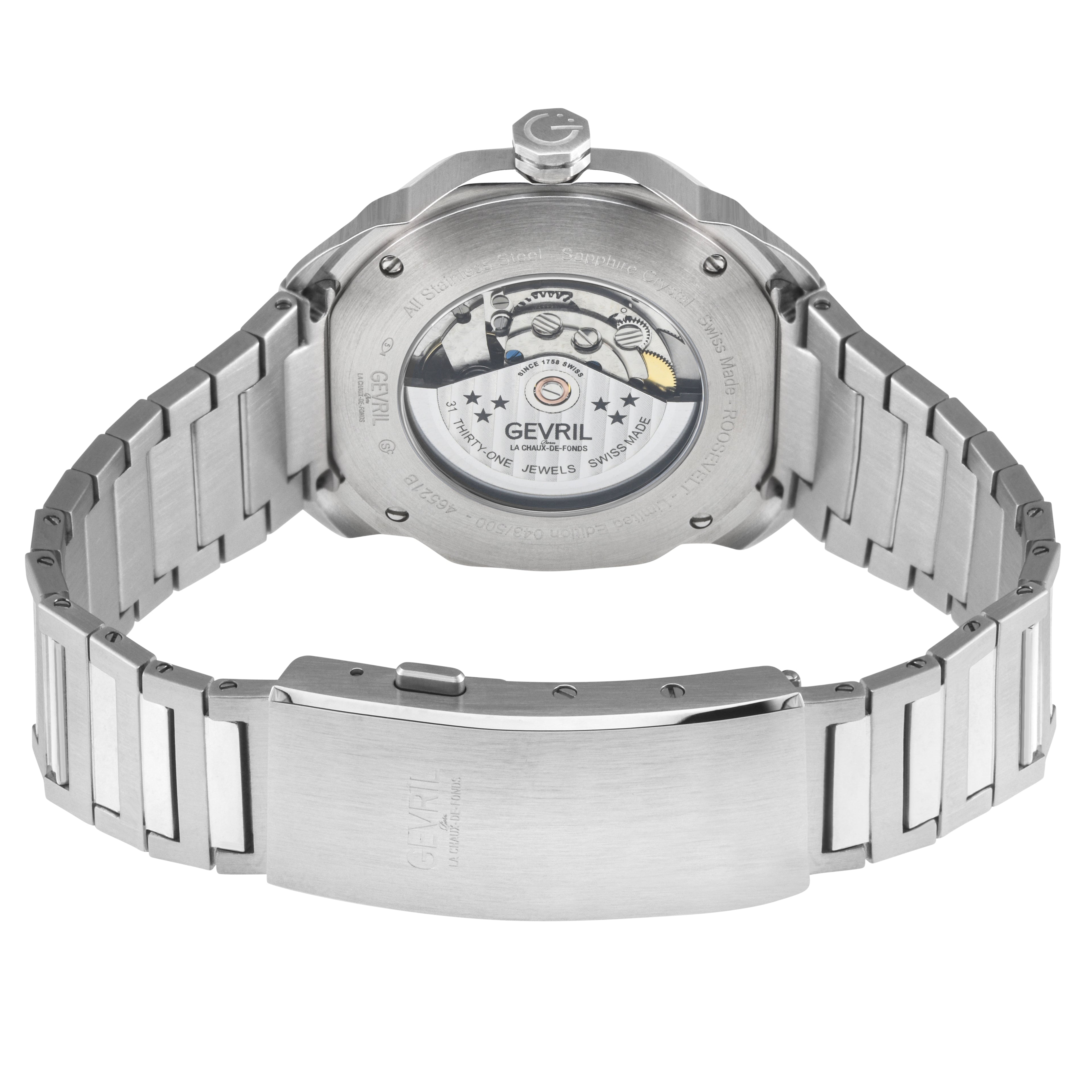 G-RAP / Swiss – What Does It Mean シールド Gevril Roosevelt Swiss Automatic Movement White Dial 46521B
