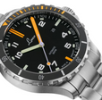Squad Watch Mojave 42mm Metal Bracelet | Black Dial