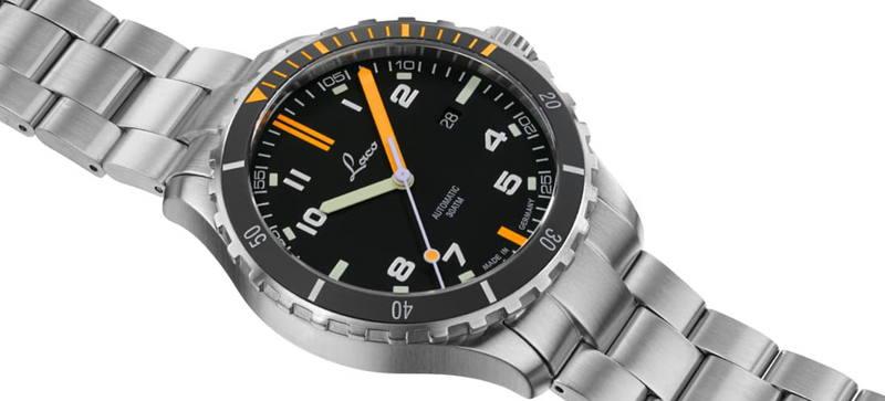 Squad Watch Mojave 42mm Metal Bracelet | Black Dial