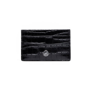 Director's Range Leather Credit Card Holder Black
