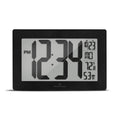 Self-Setting, Self-Adjusting, Wall Clock w/ Stand & 8 Time Zones atomic-self-setting-self-adjusting-wall-clock-w-stand-8-timezones