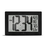 Self-Setting, Self-Adjusting, Wall Clock w/ Stand & 8 Time Zones