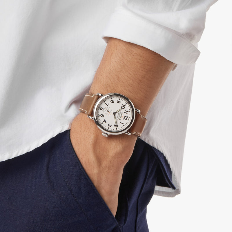 Runwell 41 White | White Dial