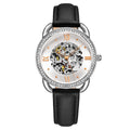 Legacy-3991.1 Black Leather | Silver Dial