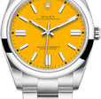 Pre-Owned Rolex Oyster Perpetual Yellow Dial